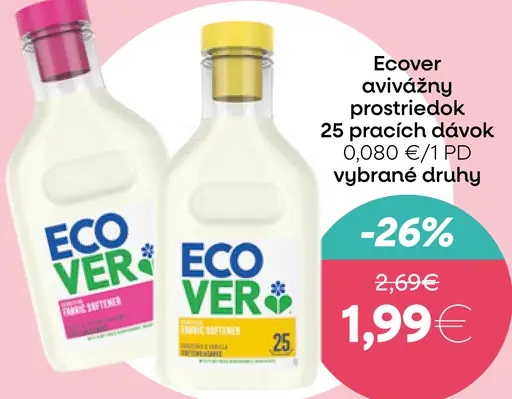 Ecover avivážny prostriedok