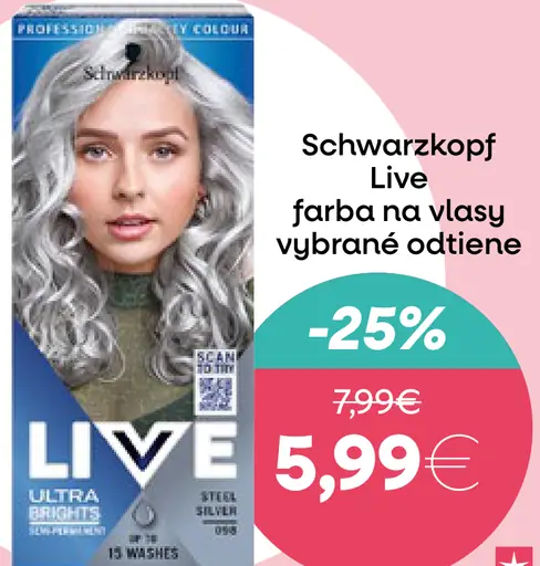 Schwarzkopf LIVE farba na vlasy