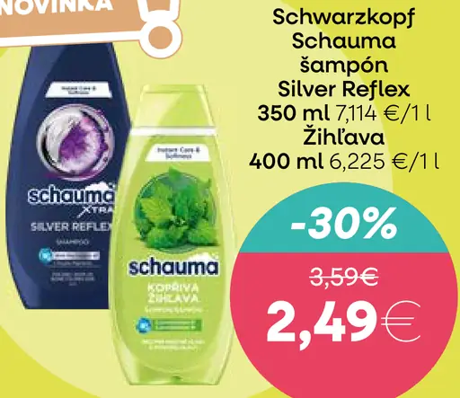 Schwarzkopf Schauma šampón Silver Reflex