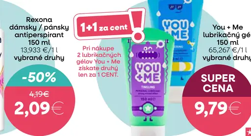 Rexona dámsky alebo pánsky dezodorant sprej