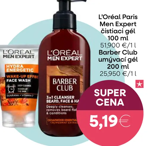L’Oréal Paris Men Expert Barber Club sprchový gél na telo, tvár a vlasy