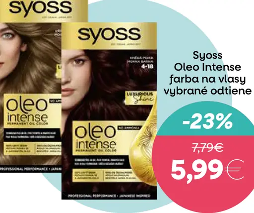 Syoss Oleo Intense farba na vlasy bez amoniaku