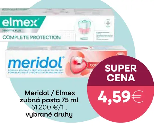 Meridol alebo Elmex zubná pasta