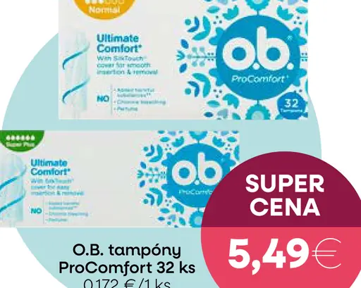 O.B. tampóny ProComfort