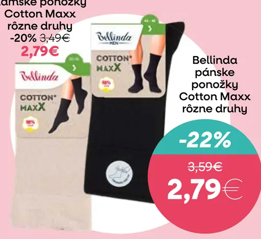 Bellinda Cotton Maxx dámske ponožky