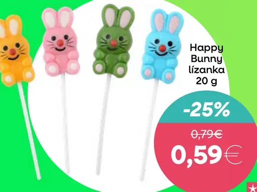 Happy Bunny špajdle zajac dekorácia