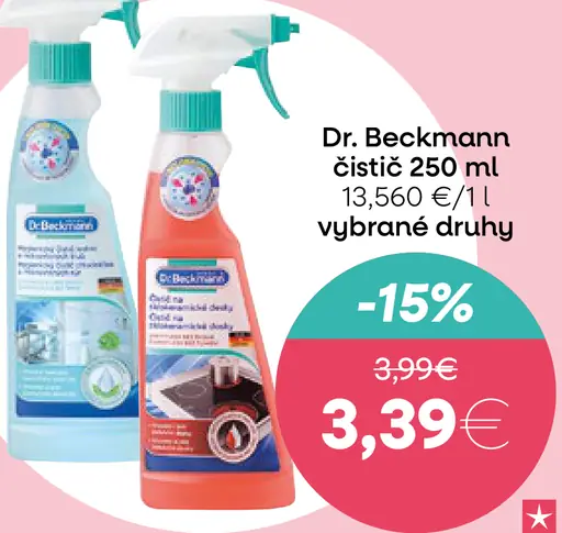 Dr. Beckmann čistič na fľaky alebo hygienický čistič