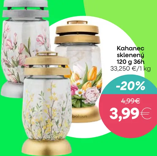 Kahanec sklenený dekoračný