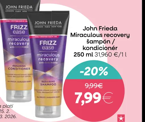 John Frieda Miraculous Recovery kondicionér alebo šampón