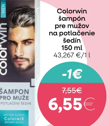 Colorwin farba na vlasy v spreji alebo šampón na sivé vlasy