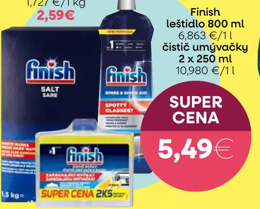 Finish tablety do umývačky All in 1