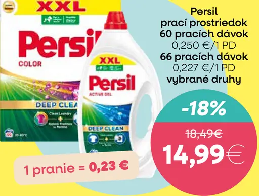 Persil prací prostriedok na farebnú bielizeň