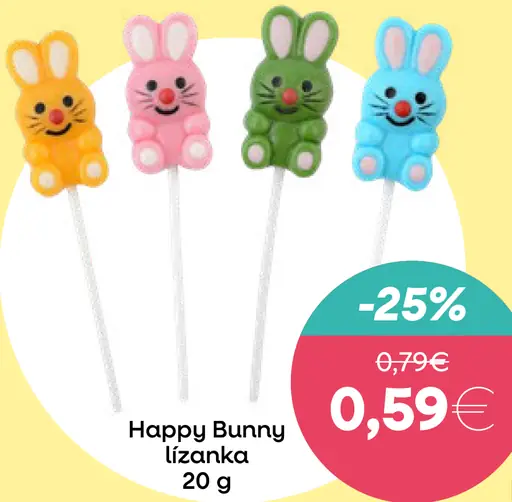 Happy Bunny lízanka