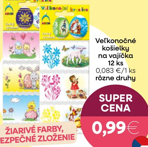 Veľkonočné košieľky na vajíčka