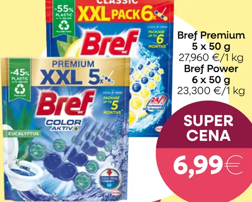 Bref Premium blok na WC