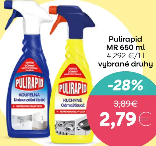 Pulirapid MR čistič vodného kameňa