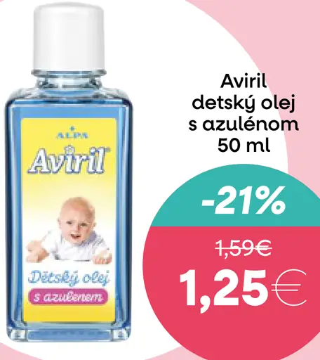 Detský olej s azulénom Avíril