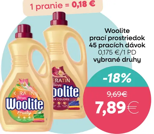 Woolite tekutý prací prostriedok