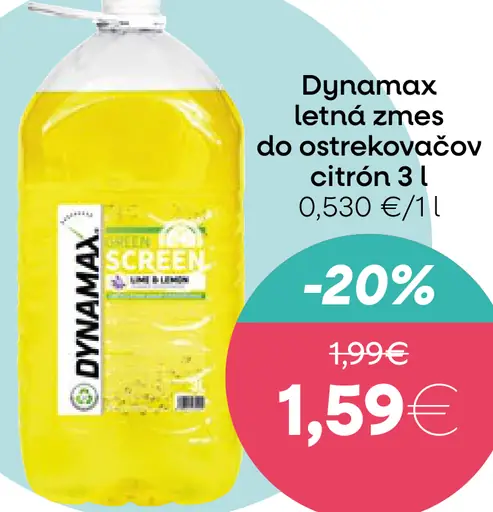 Dynamax zimná zmes do ostrekovačov