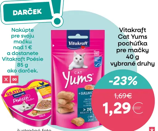 Vitakraft Cat Yums doplnkové krmivo pre mačky