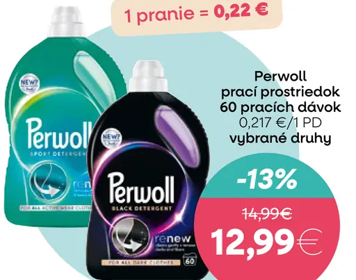 Perwoll prací prostriedok