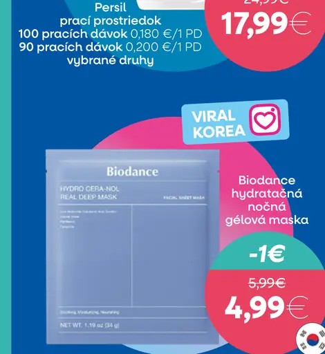 Biodance hydratačná nočná gélová maska