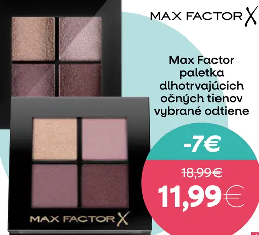 Max Factor paletka dlhotrvajúcich očných tieňov