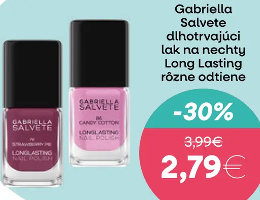 Gabriella Salvete Longlasting dlhotrvajúci lak na nechty