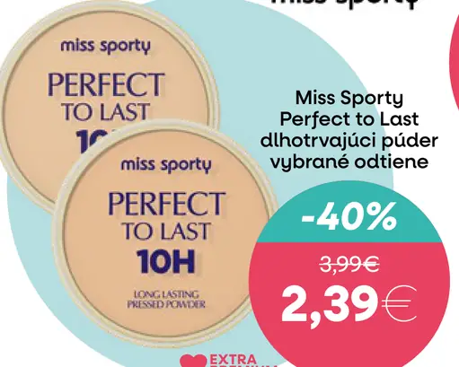 Miss Sporty Perfect to Last púder