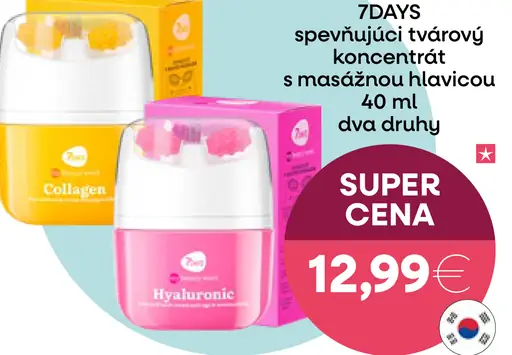 7DAYS Spevňujúci tvárový koncentrát s masážnou hlavicou