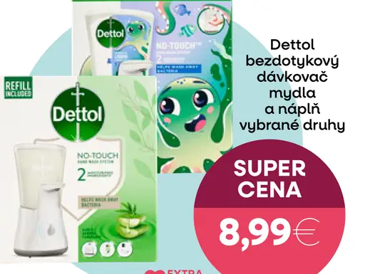 Dettol bezdotyková dávkovač a náplň