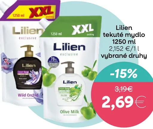 Lilien tekuté mydlo XXL