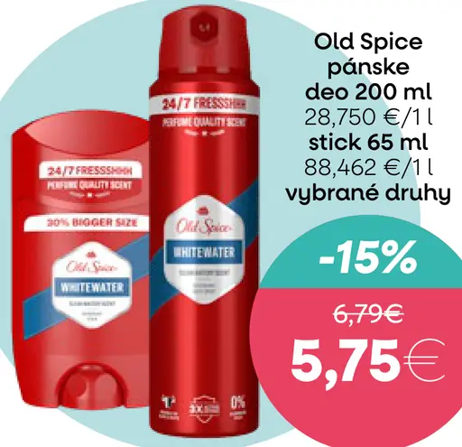 Old Spice pánske deo spreje