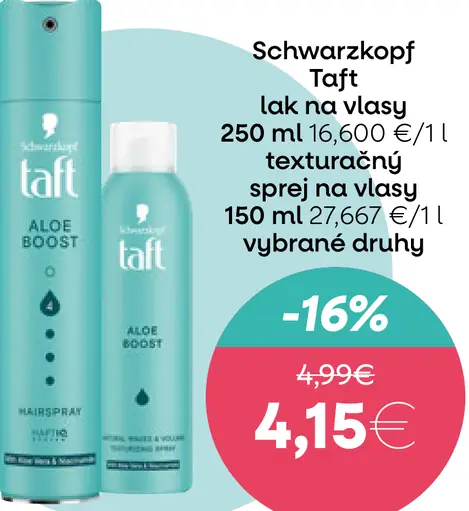 Schwarzkopf Taft lak na vlasy