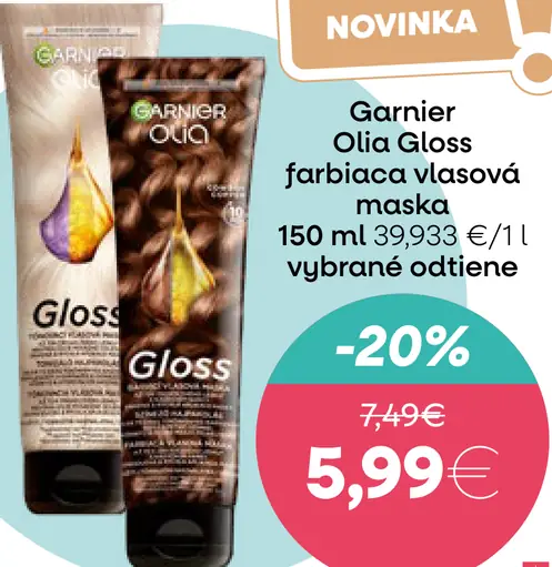 Garnier Olia Gloss farbiaca vlasová maska