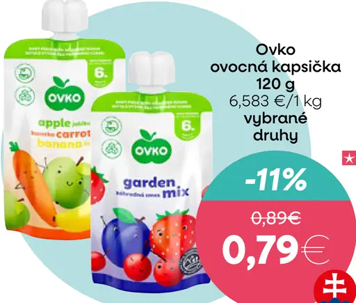 Ovko Ovocná kapsička