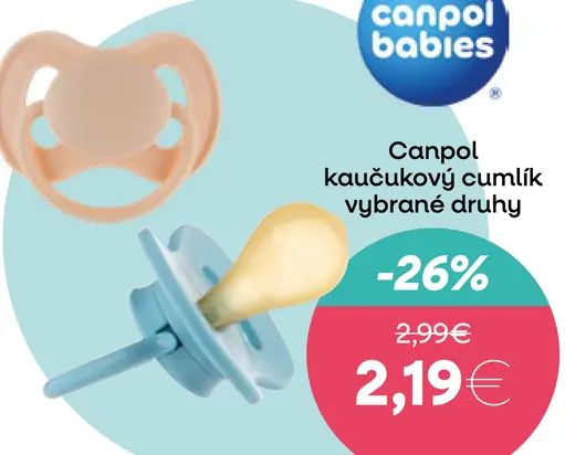 Canpol Babies kaučukový cumlík