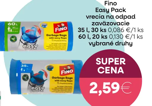 Fino Easy Pack vrecká na odpad