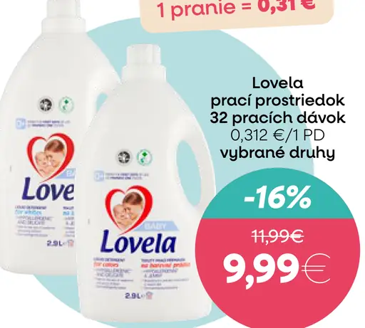 Lovela prací prostriedok