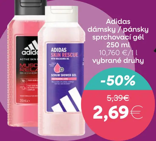 Adidas dámsky sprchovací gél