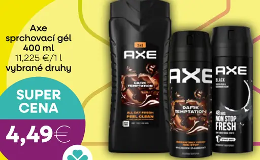 Axe sprchovací gél