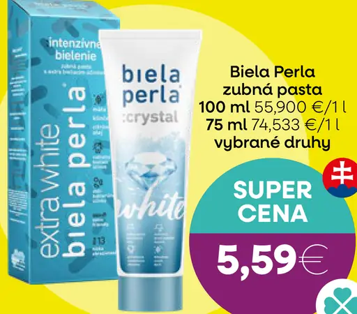 Biela Perla zubná pasta