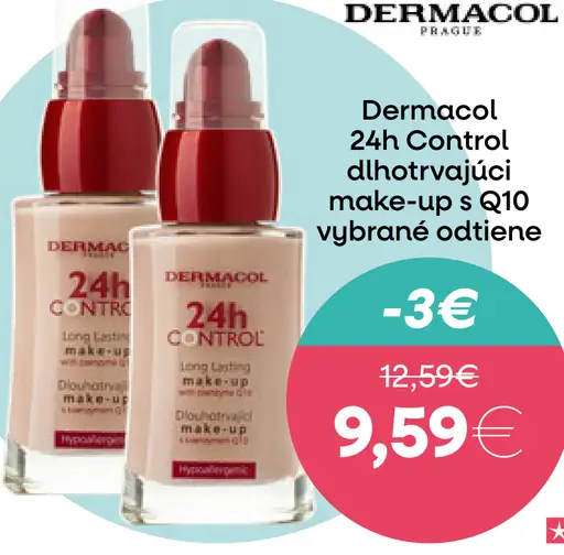 Dermacol 24h Control dlhotrvácny make-up s Q10
