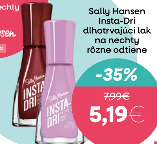Sally Hansen Insta-Dri dlhotrvácny lak na nechty