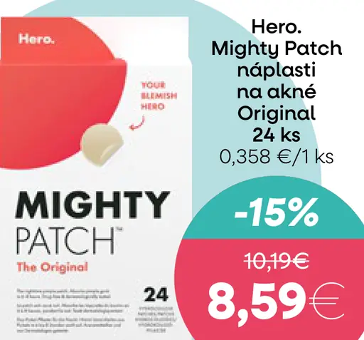 Hero Mighty Patch náplasti na akné Original