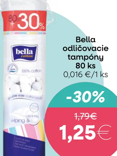 Bella odličovacie tampóny