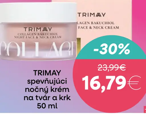Trimay spevňujúci nočný krém na tvár a krk