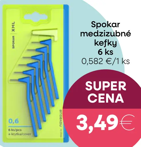 Spokar medzizubné kefky