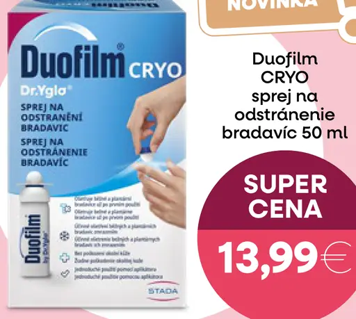 Duofilm CRYO sprej na odstránenie bradavíc