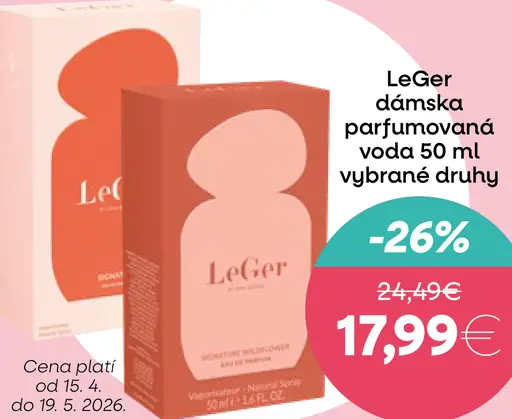 LeGer dámska parfumovaná voda vybrané druhy